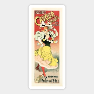 FROSSARD'S CAVOUR CIGARS Mild and Fragrant by Poster Artist Georges Meunier Sticker